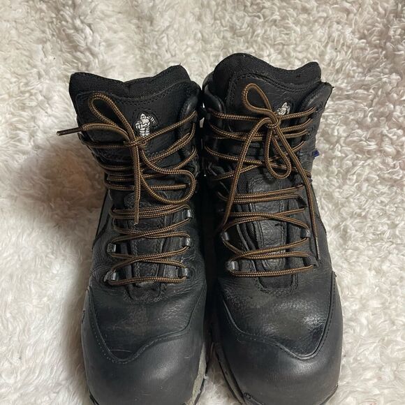 Michelin HydroEdge Steel Toe Puncture-Resistant Waterproof Black Work BootSZ12W - Picture 3 of 12